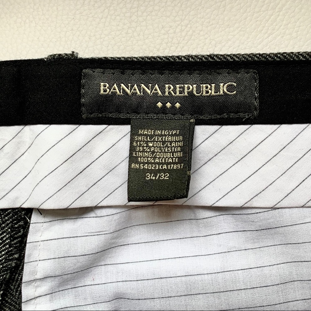 Banana Republic - Wool Blend Flat front 34/32 - Picture 4 of 4